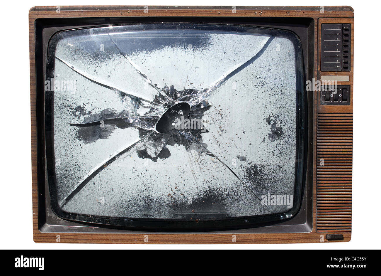 old-tv-with-a-smashed-screen-isolated-on-a-white-background-C4G55Y.jpg